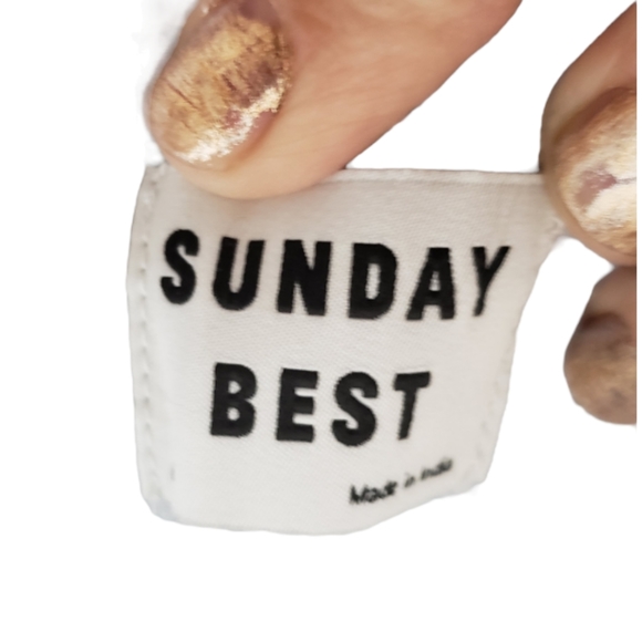 NWT Aritzia Sunday Best Waverly Plein Air sky blue cropped tank top size Medium - Picture 7 of 12